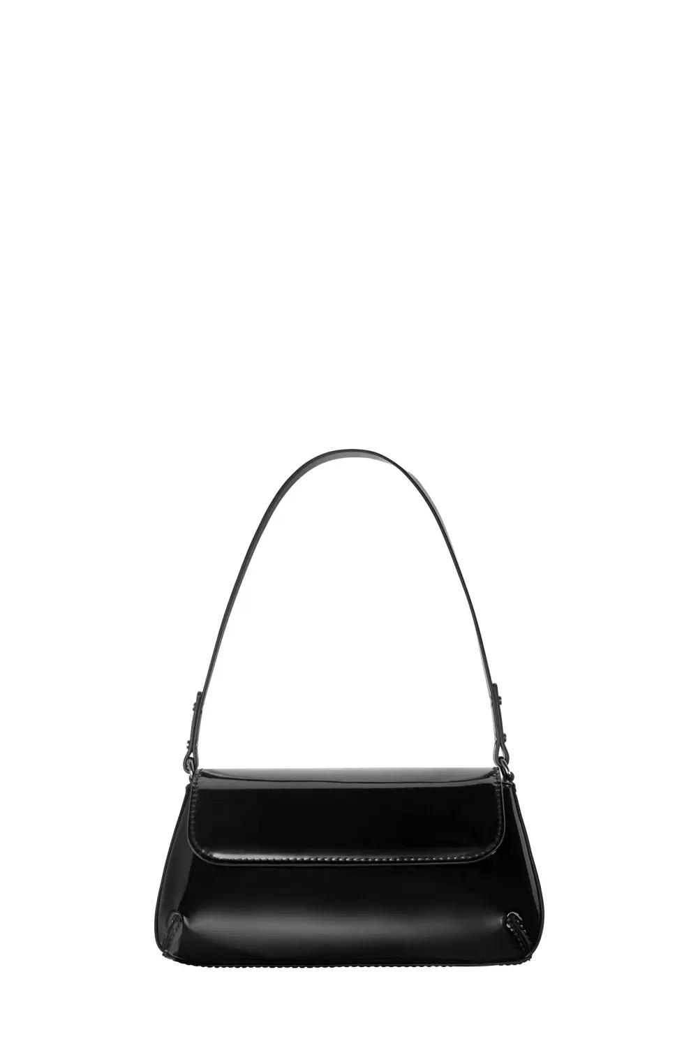 Bolso de hombro charol