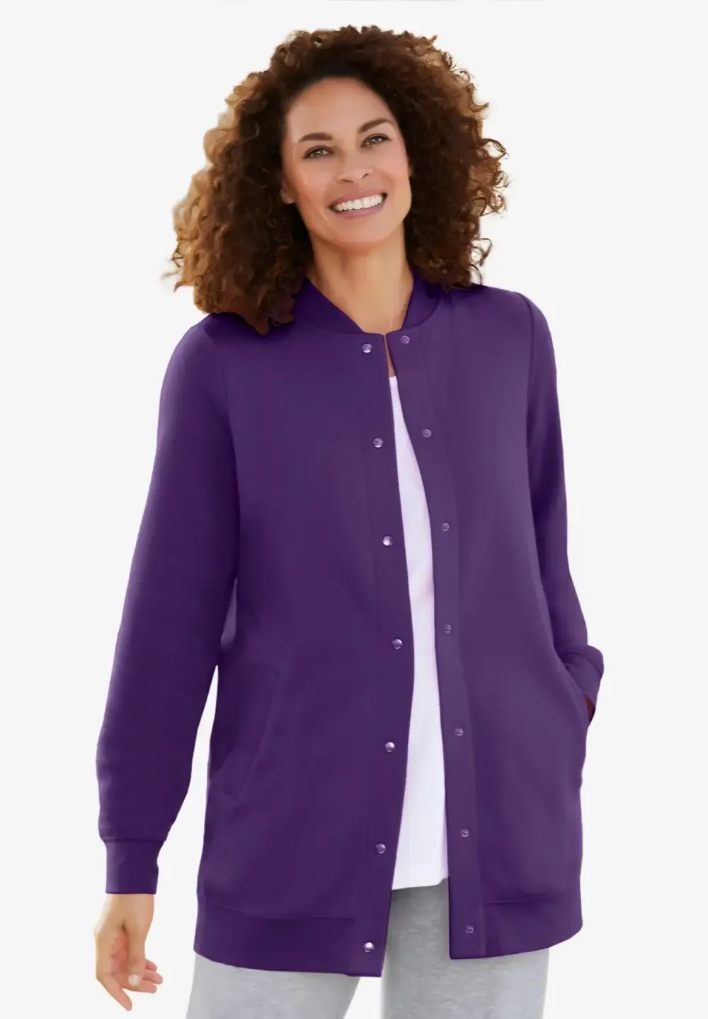 Fleece Baseball Jacket
