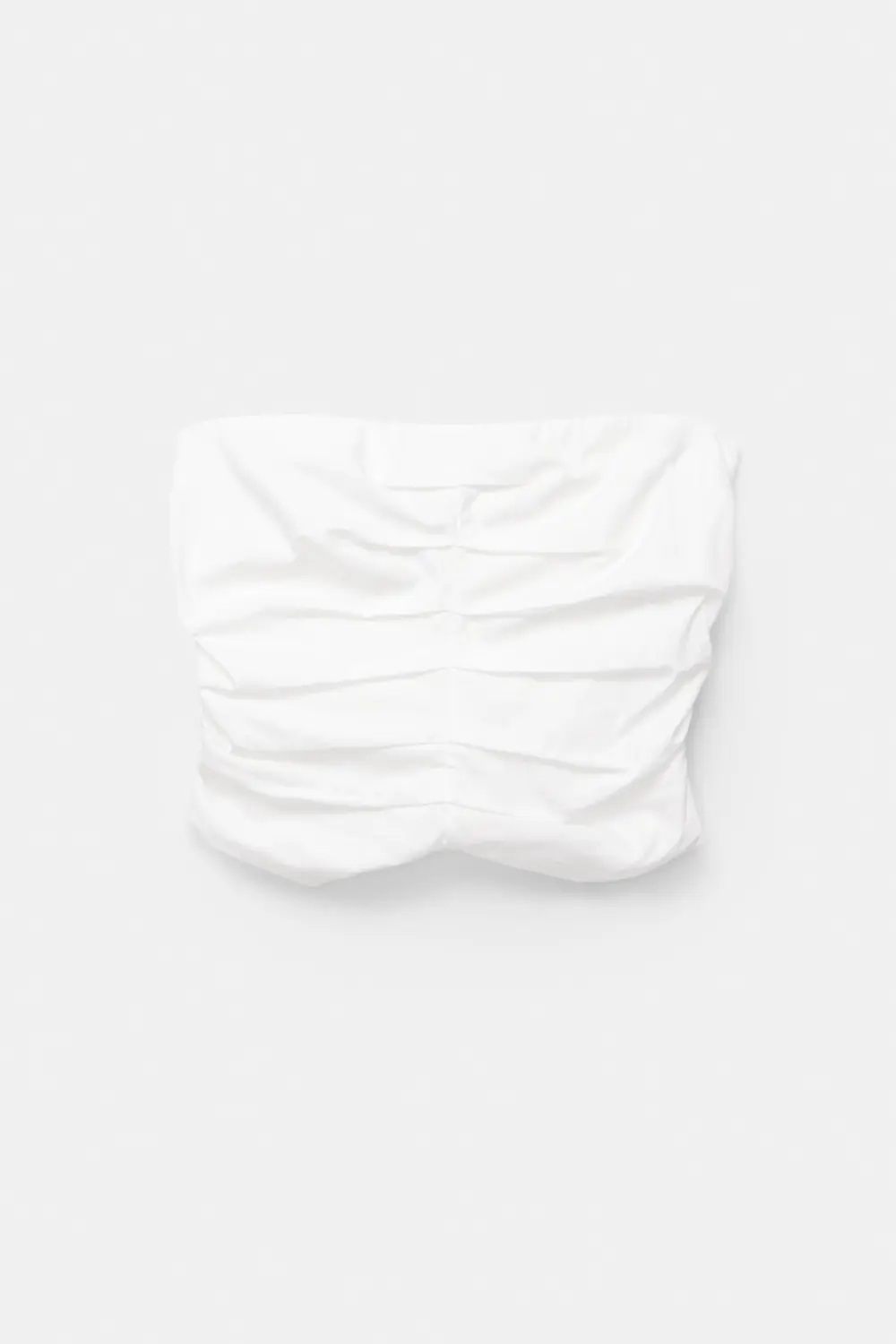 Strapless corsetry-inspired top