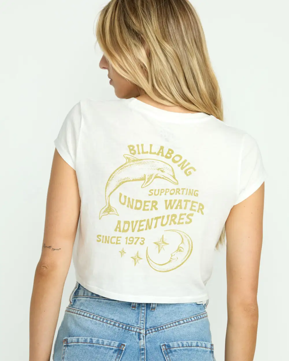 Sunshine Surf Babes Tee - Salt Crystal