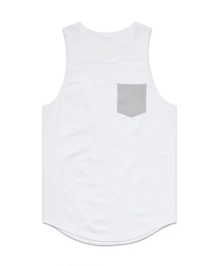 Lux Drop-Cut Pocket Tank