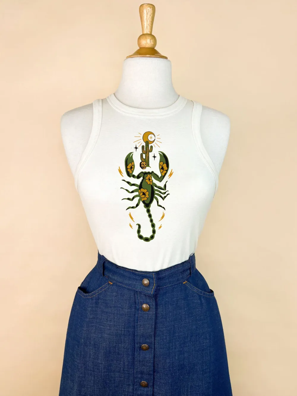 Scorpion Spell Relaxed Graphic Vest