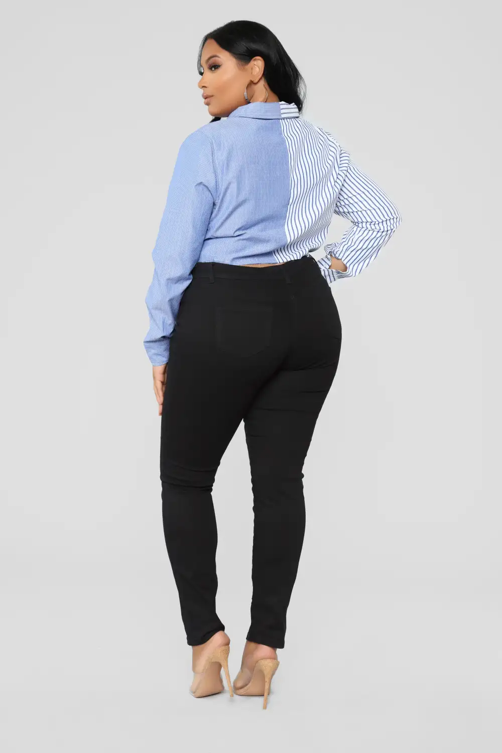Skinny Uniform Pants - Black