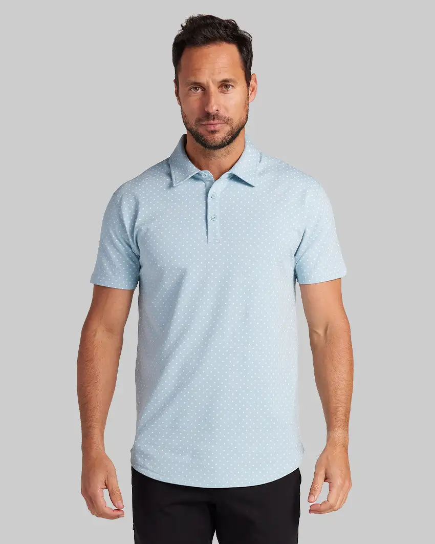 Drop-Cut: Lux Dotted Polo