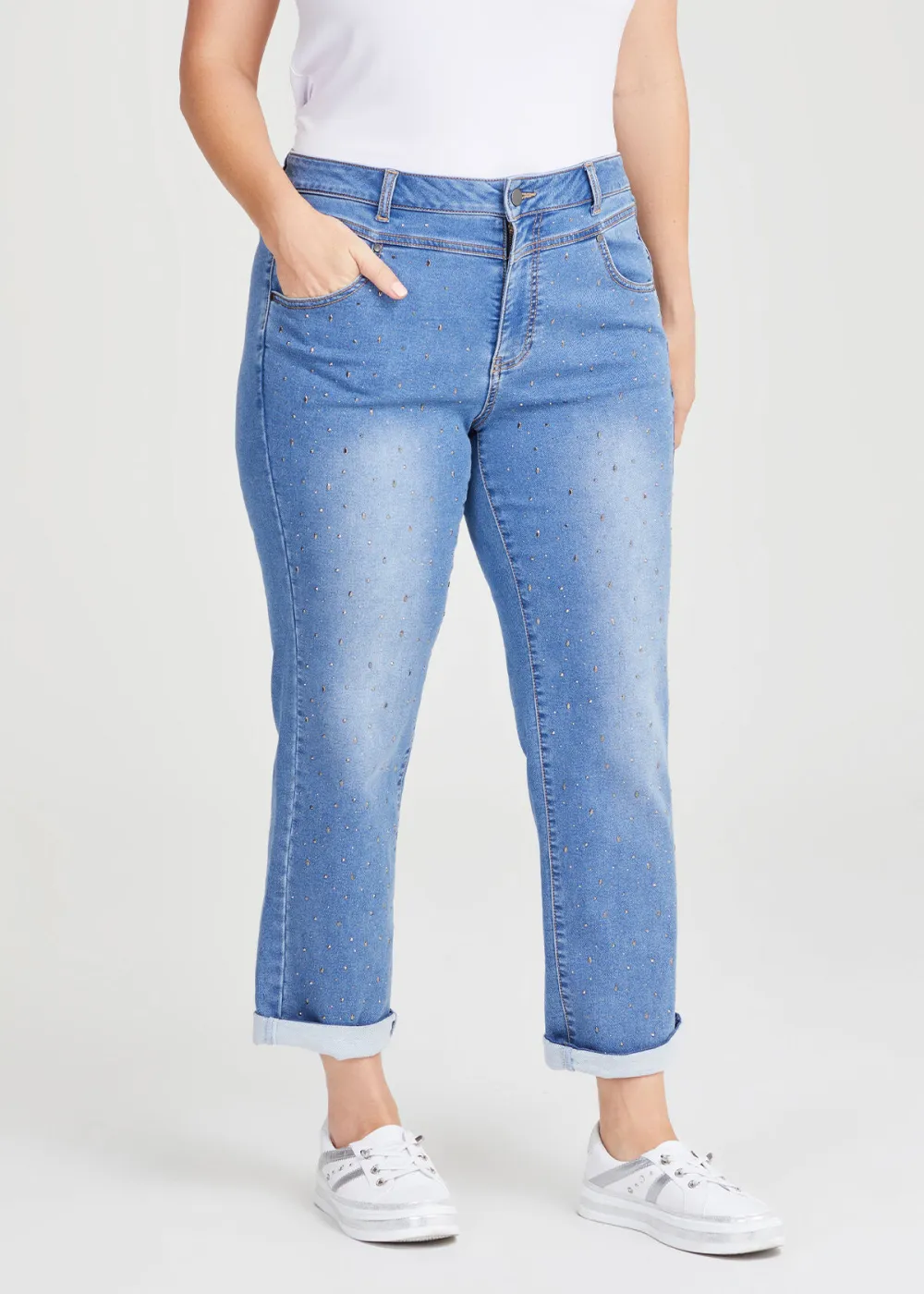 Embellished Denim Jean
