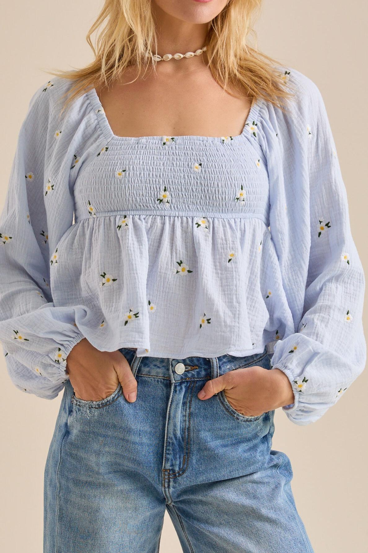 Embroidered Top