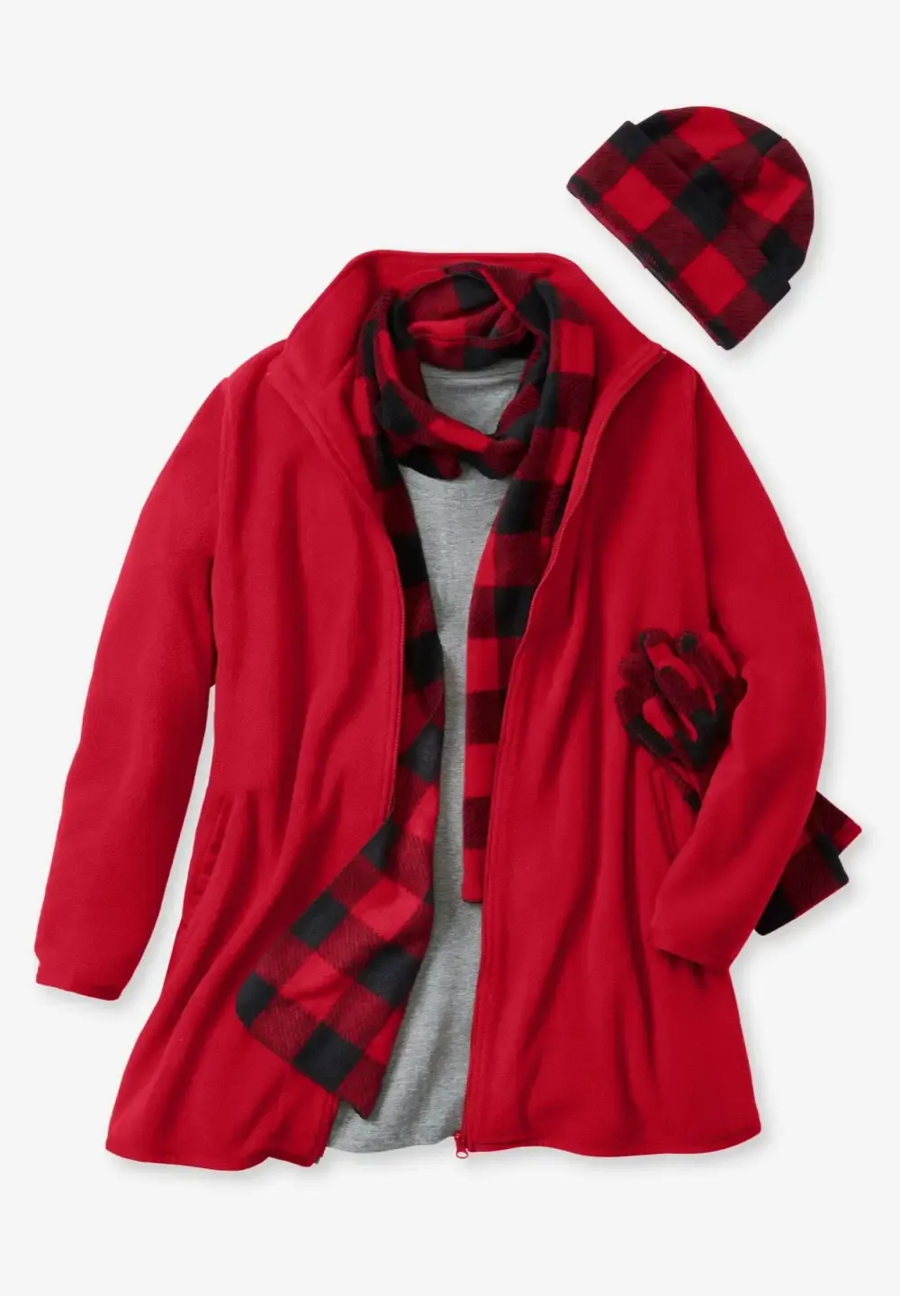 Zip-Front Microfleece Jacket