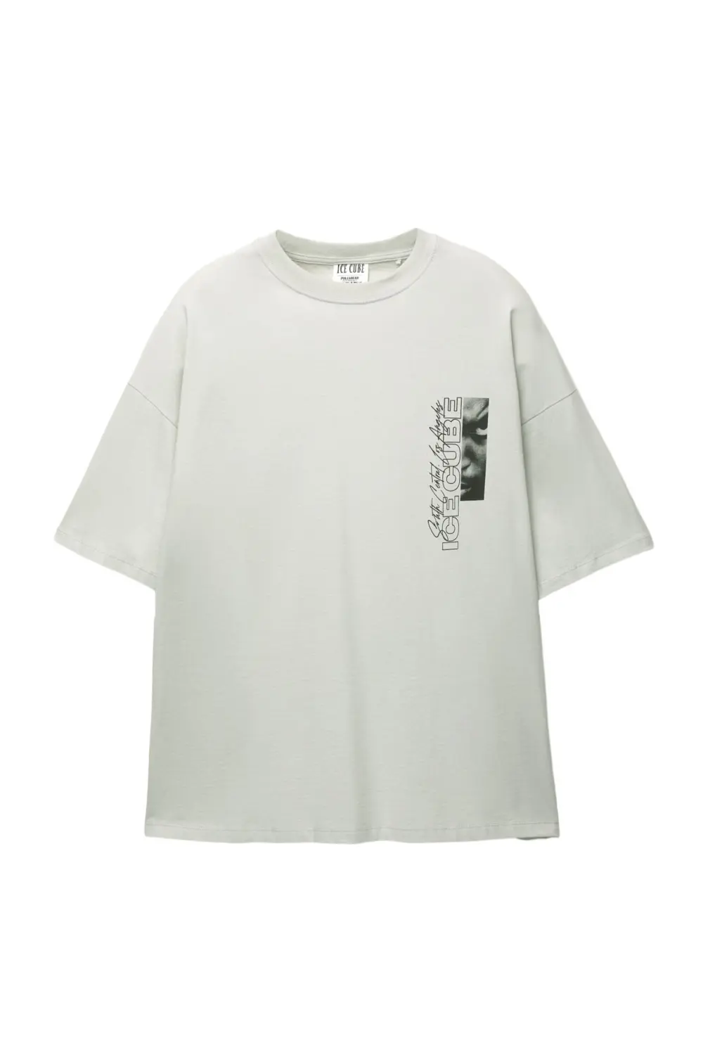 “Ice Cube” graphic white T-shirt