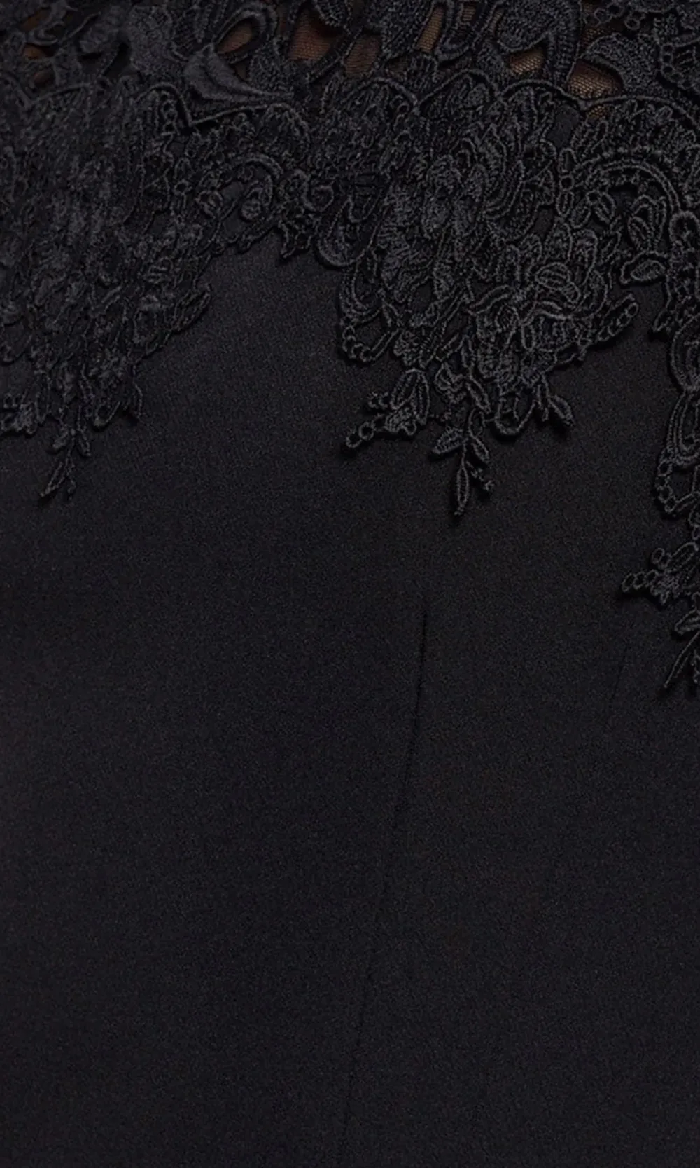 Shonna Lace Combo Crepe Dress