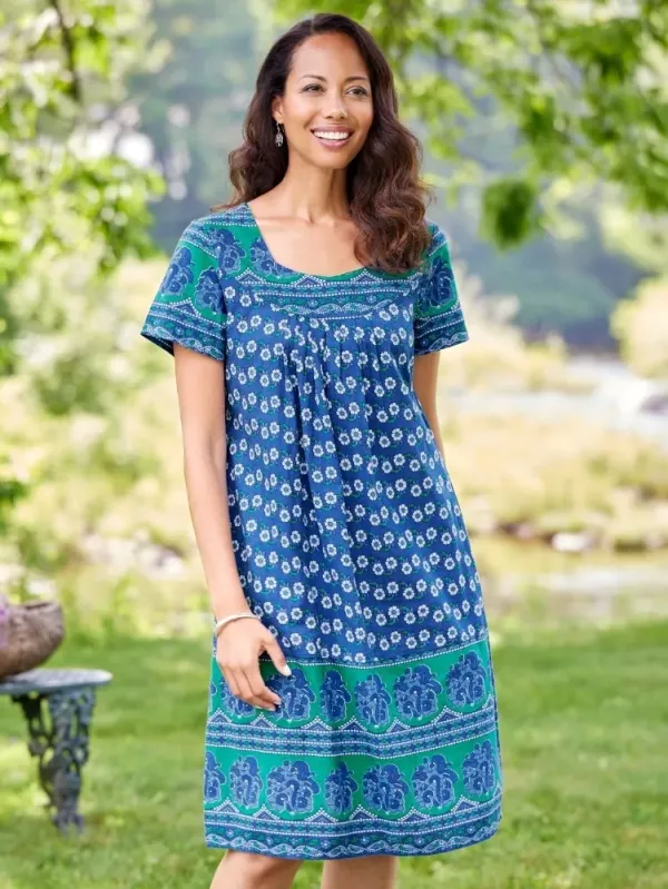 Knee-Length Cotton Muumuu
