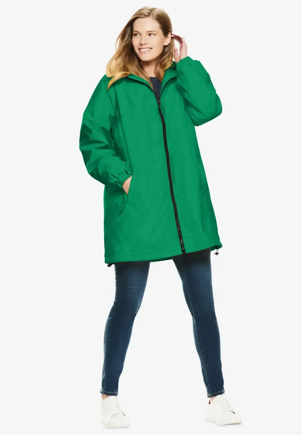 Hooded Slicker Raincoat