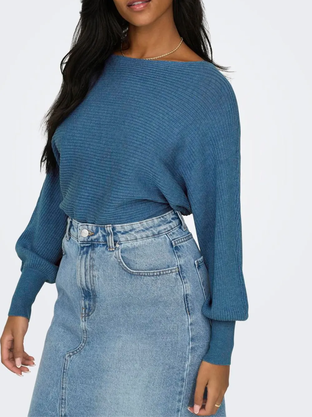 Plain Colored Crew Neck Long Sleeve Sweaters