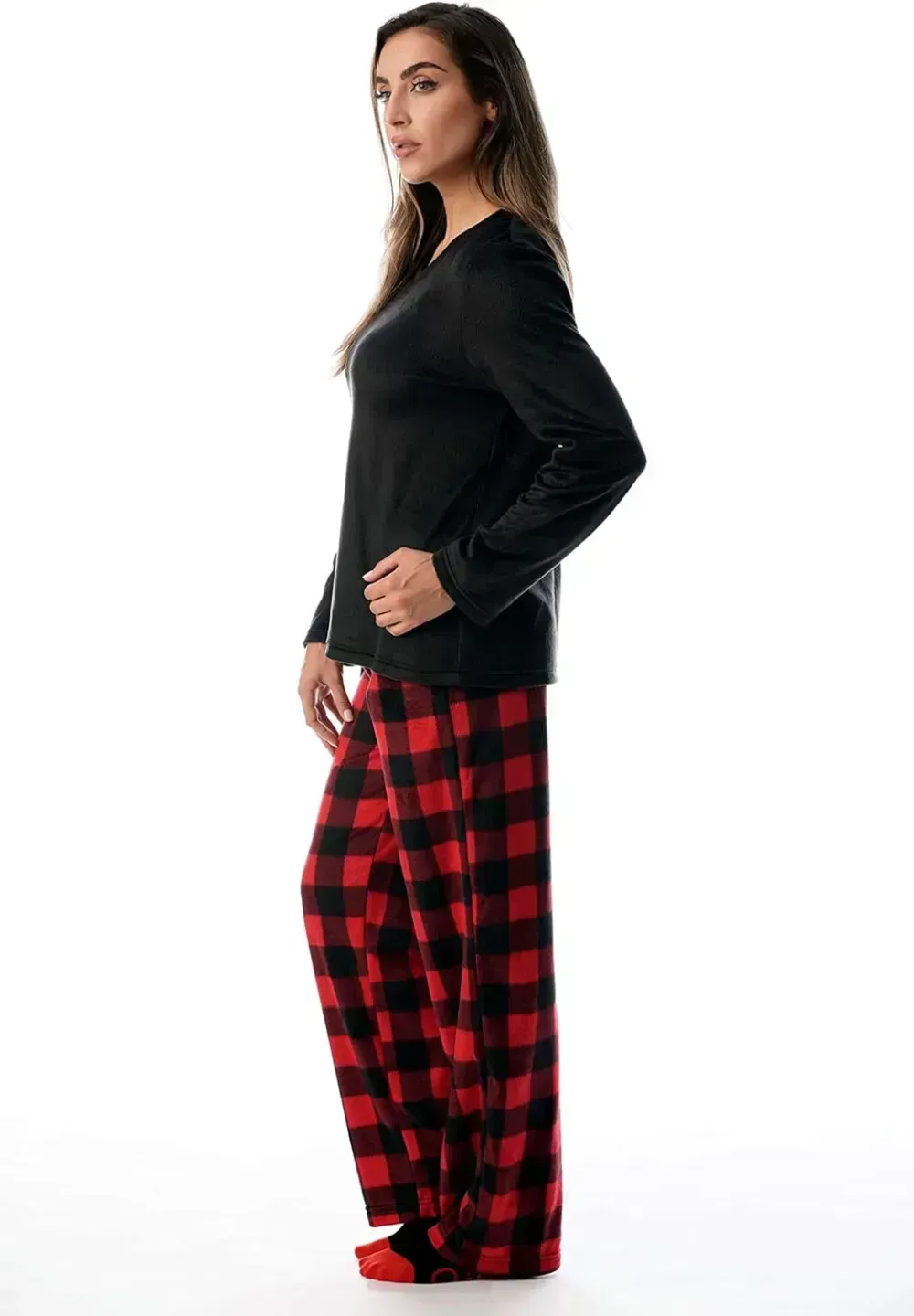 Women’s Pajama Pant Set - Nightgown with Matching Socks