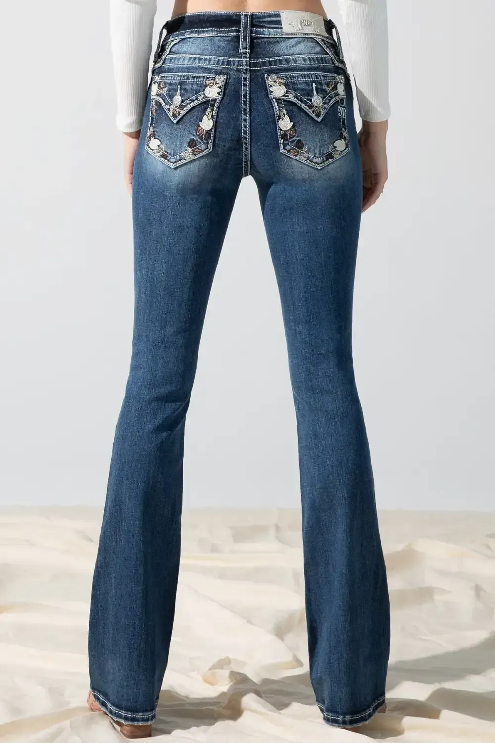 Falling Leaves Bootcut Jeans