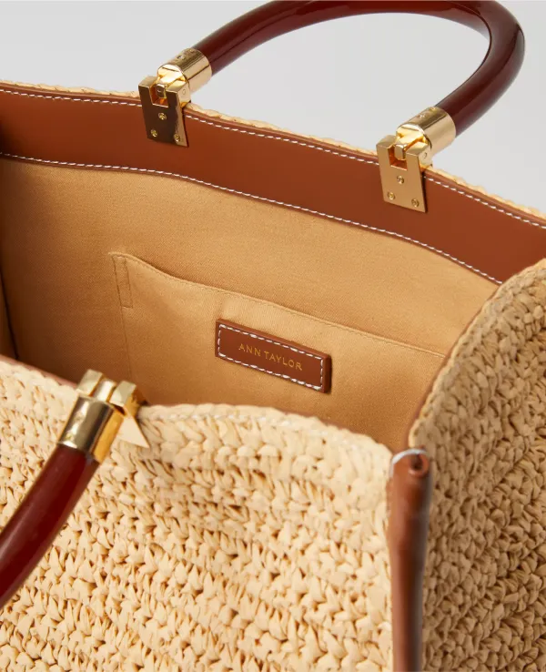 Raffia Tote Bag