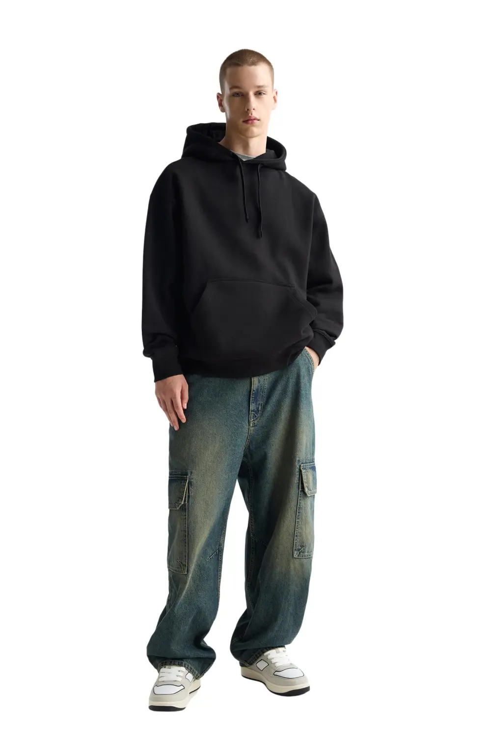 Sudadera básica capucha