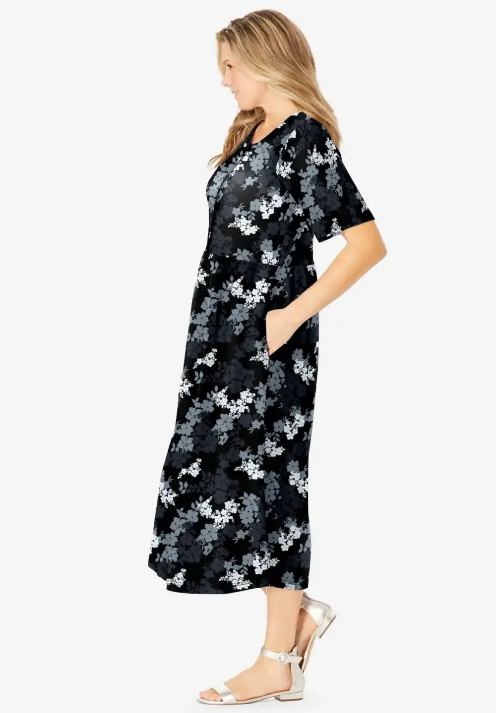 Button-Front Essential Dress