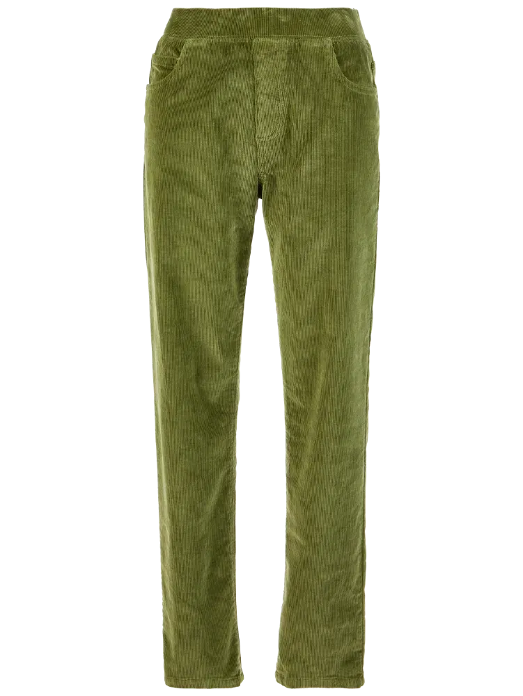 Women's Elastic-Waist Cotton Corduroy Pants