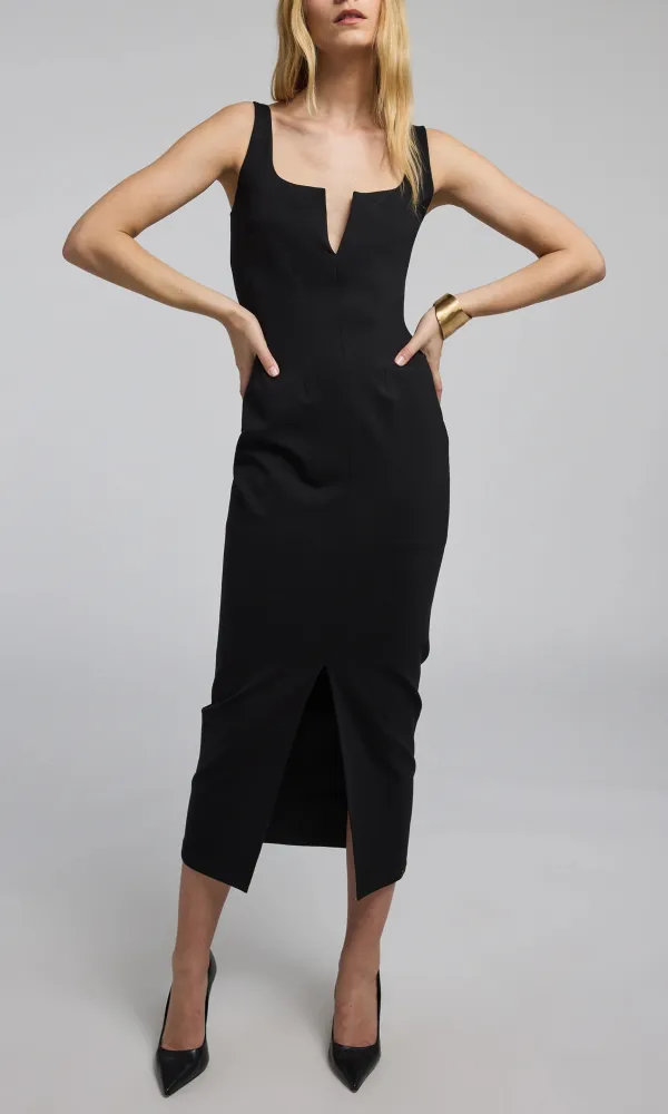 Yolanda Ponte Midi Dress