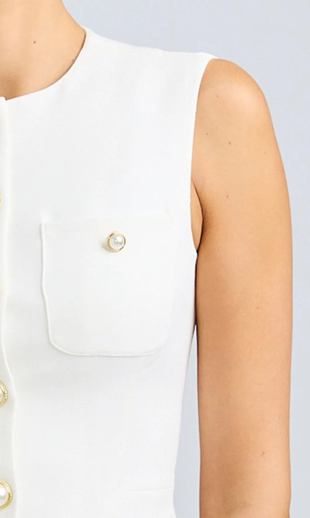 Susanna Crepe Vest