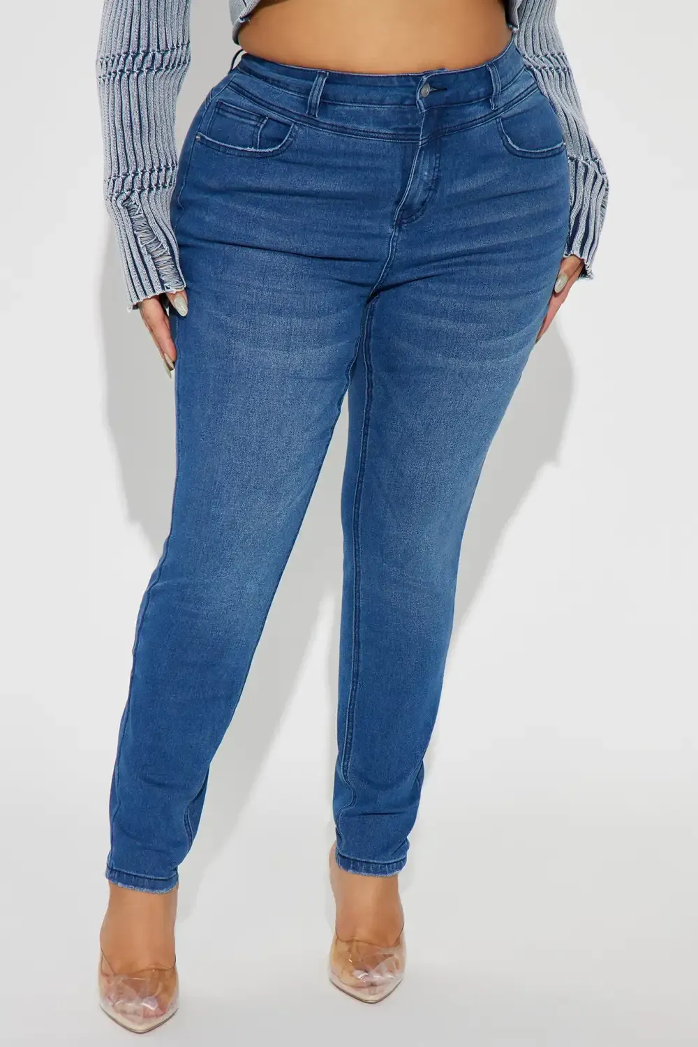 Kaya Stretch Curvy Skinny Jean - Dark Wash