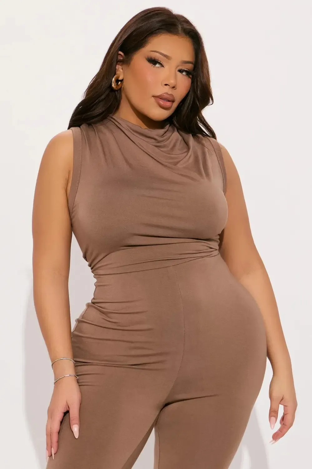 No Vacancy Jumpsuit  - Mocha