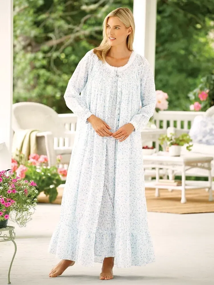 Eileen West Moonlight Sonata Cotton Robe