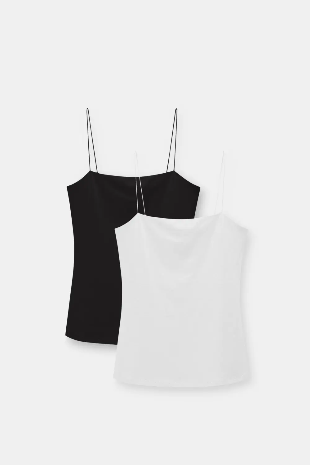 Pack of 2 tops with straps