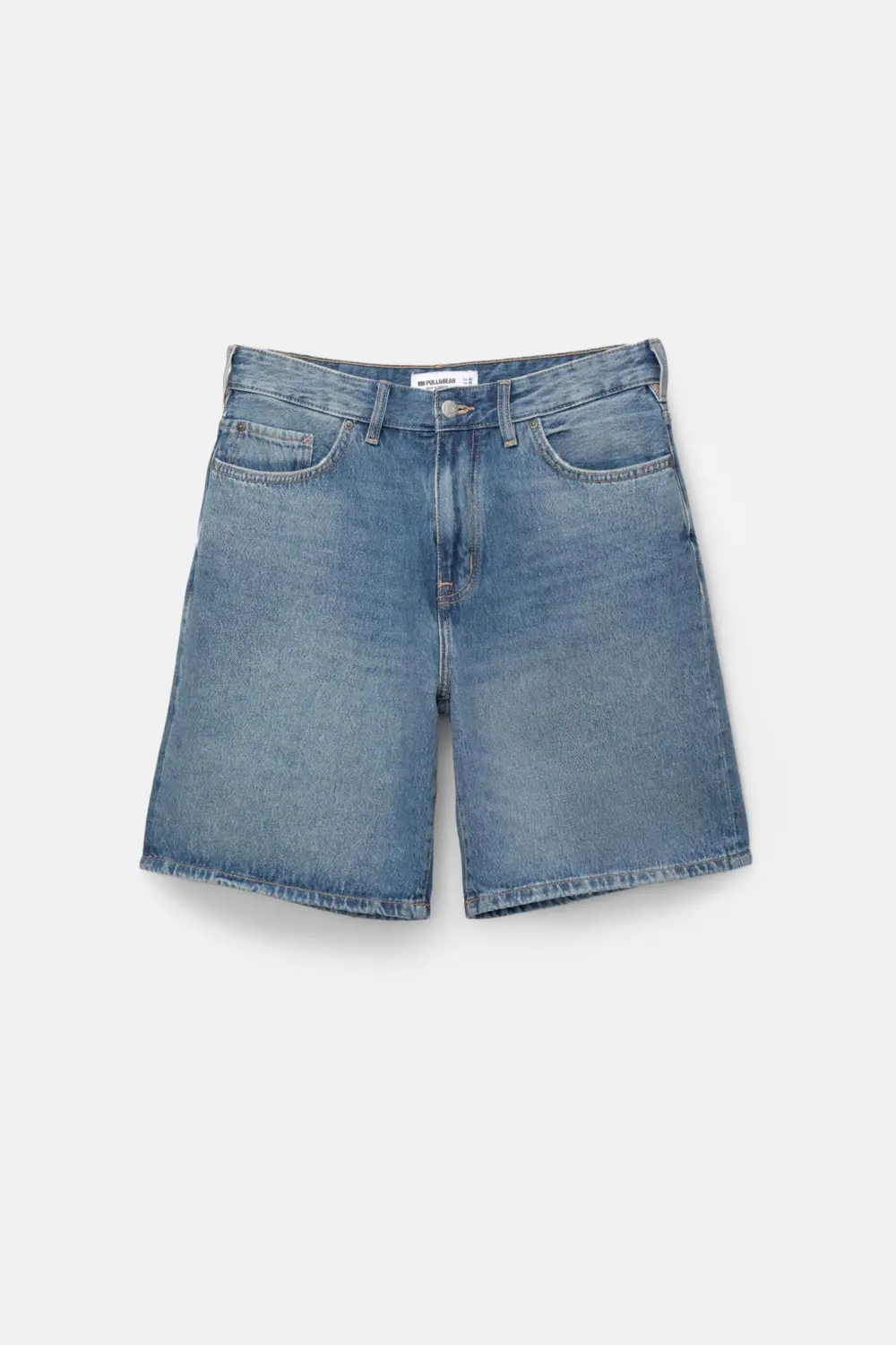 Standard denim Bermuda shorts