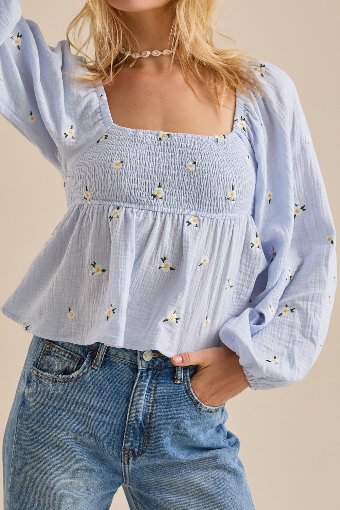 Embroidered Top