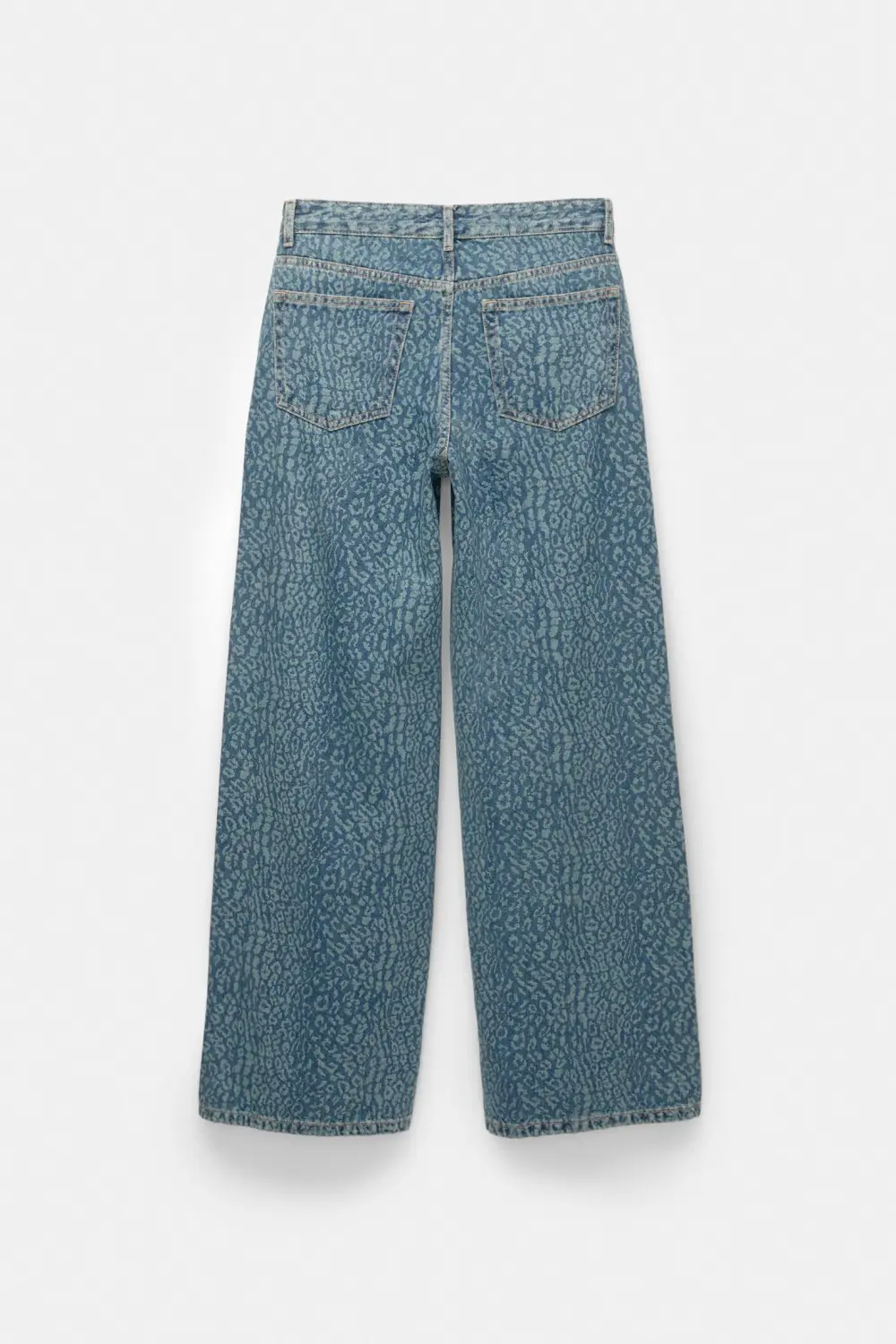 Jeans baggy leopardo