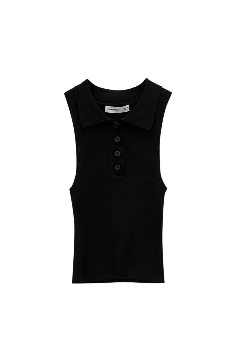 Polo collar top