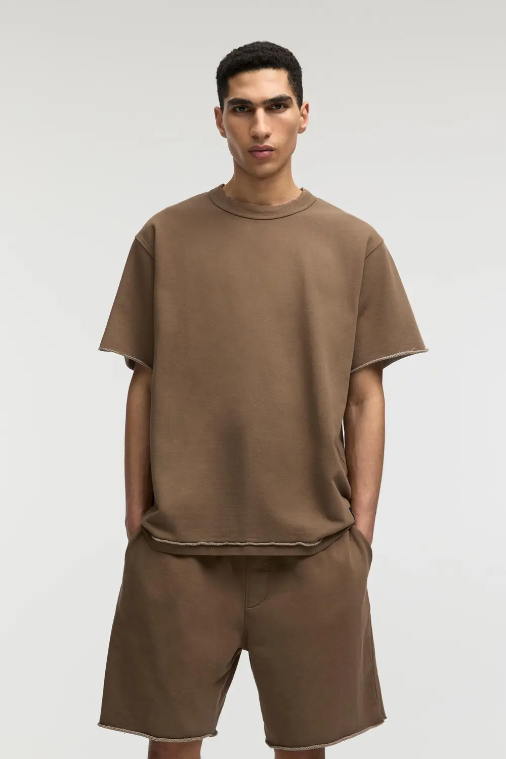 Short sleeve sweatshirt