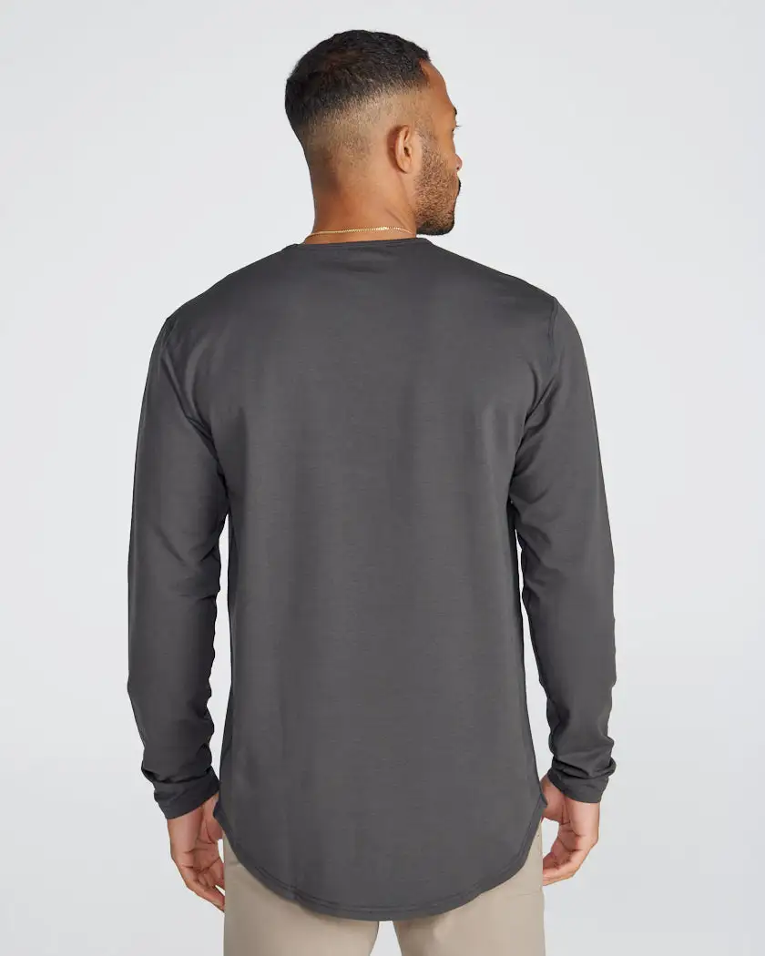 Drop-Cut Long Sleeve: Lux