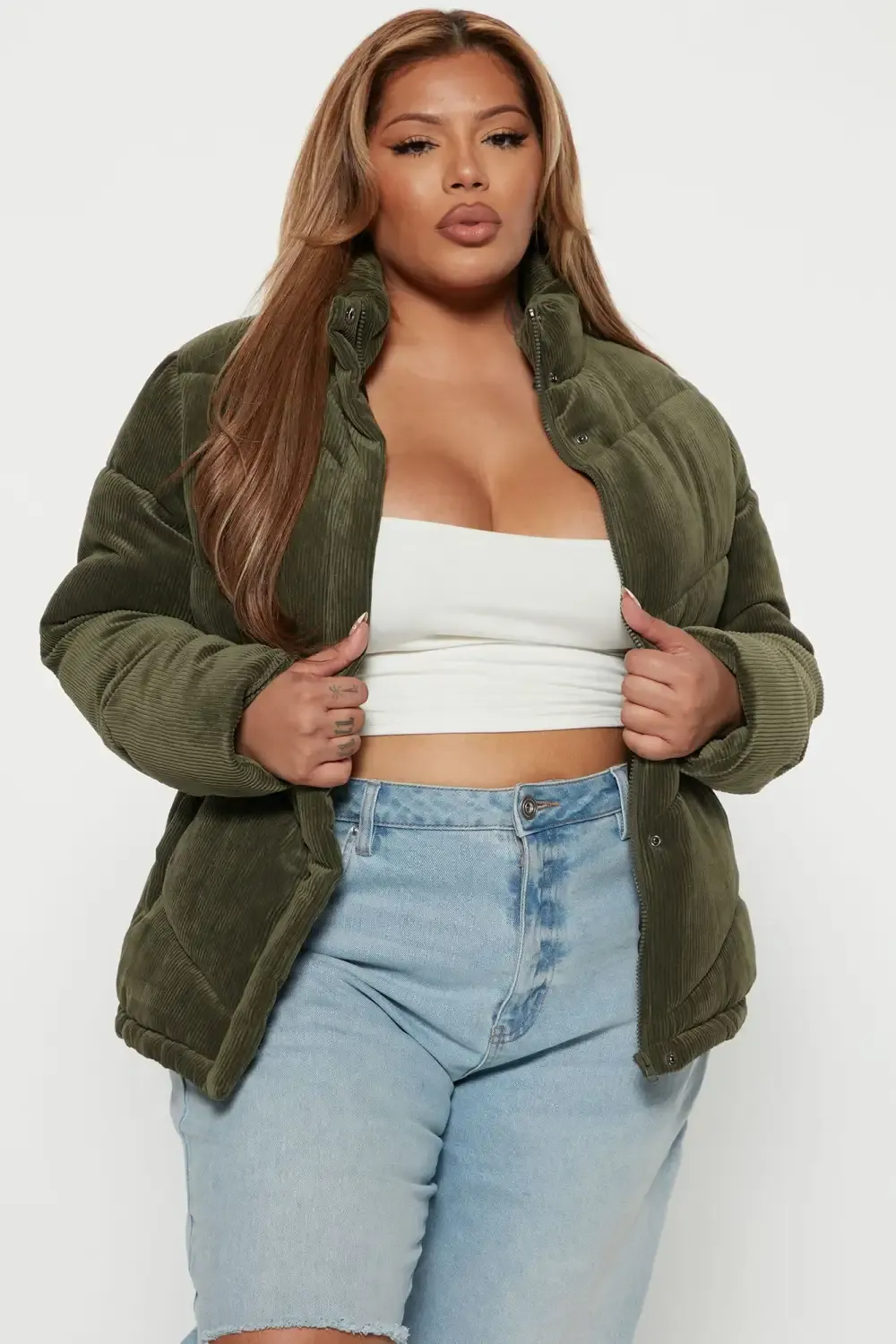 By The Campfire Corduroy Jacket - Olive