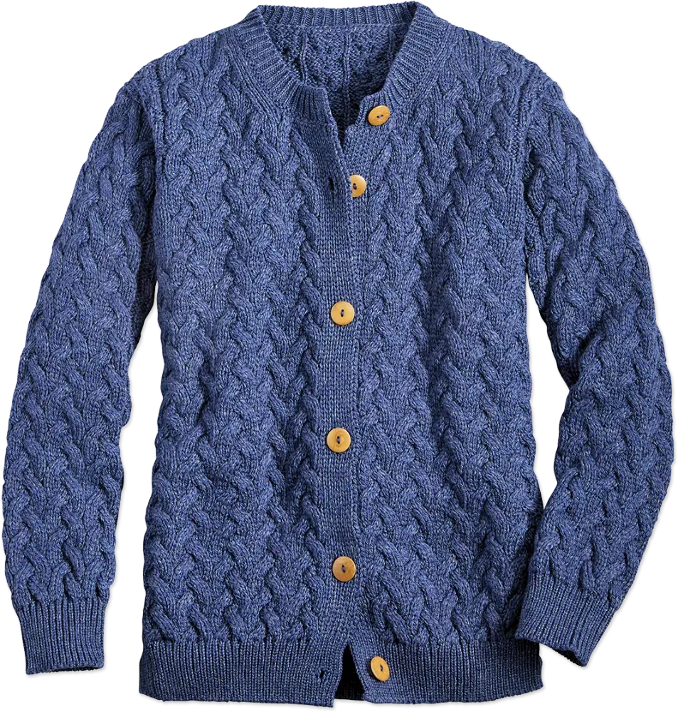 Women's Irish Supersoft Wool Cardigan