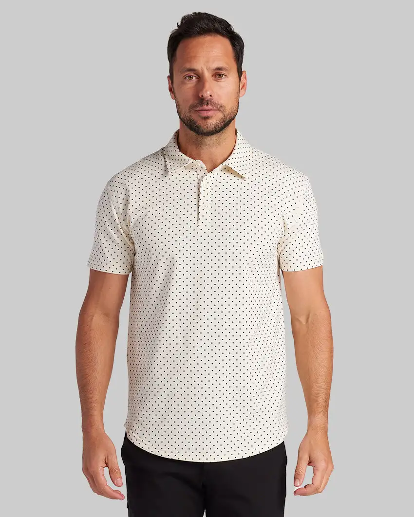 Drop-Cut: Lux Dotted Polo
