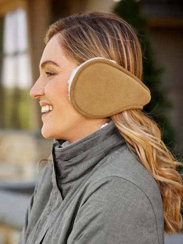 Men's and Women's Shearling Earmuffs