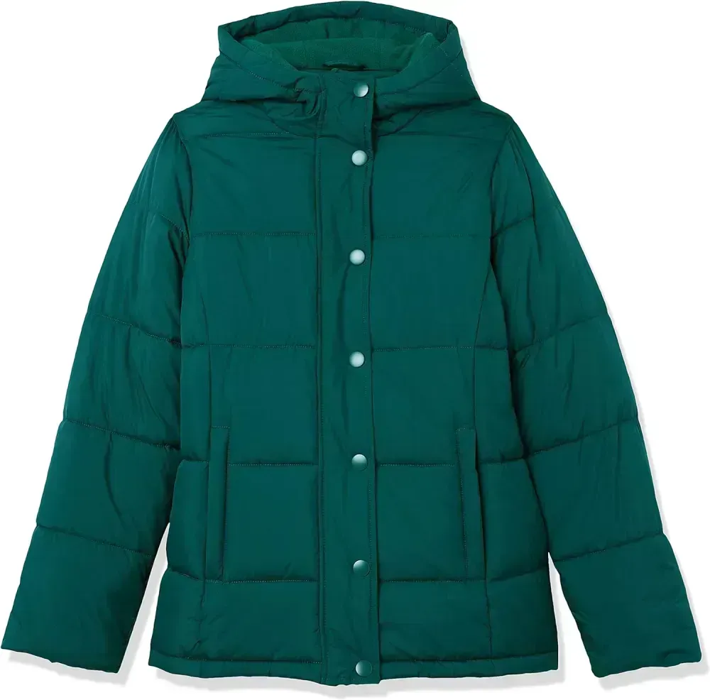 Women's Heavyweight Long-Sleeve Hooded Puffer Coat (Available in Plus Size)