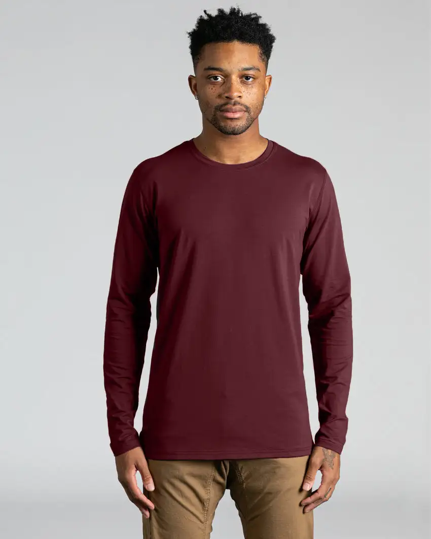 Long Sleeve: Lux Split Hem
