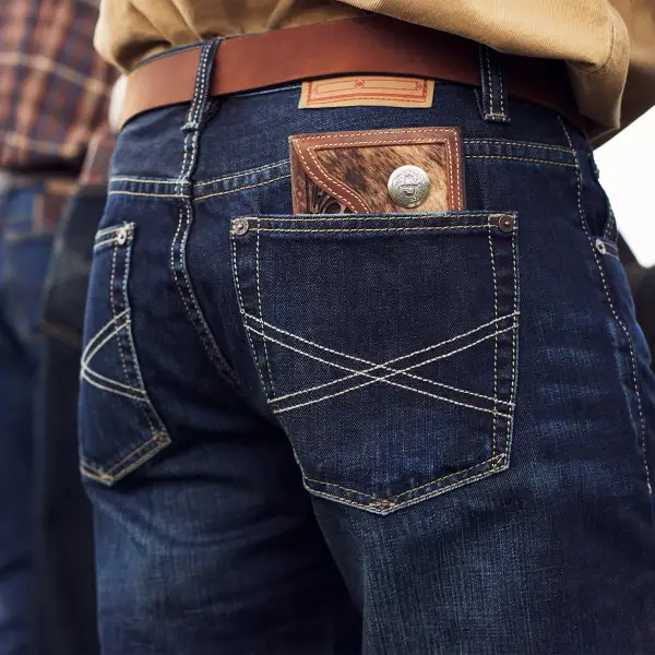 Hair-On-Hide Concho Checkbook