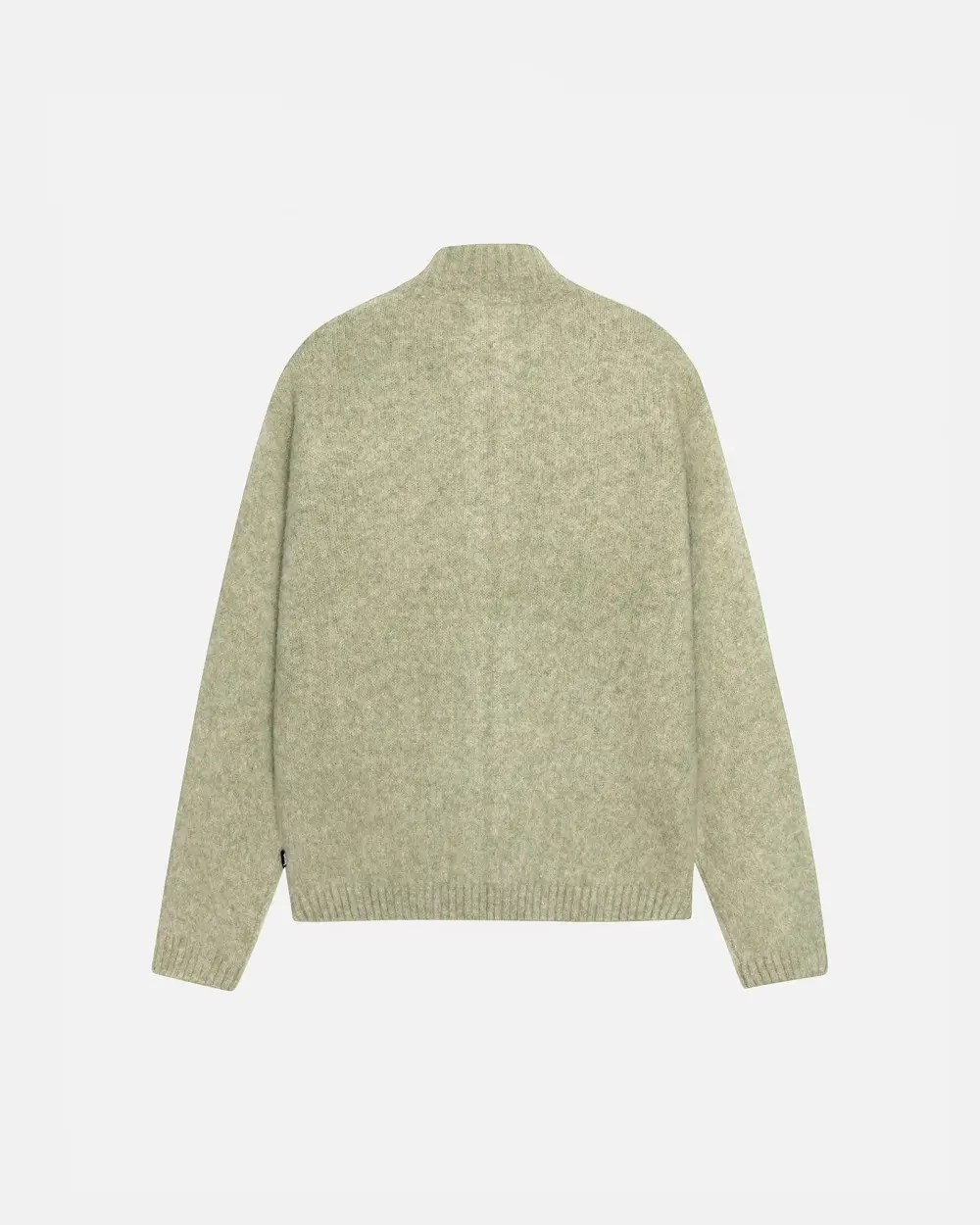 FULL ZIP BRUSHED MERINO SWEATER