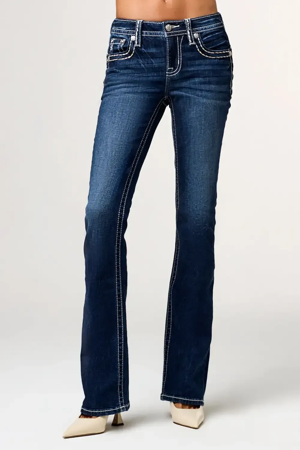 Raleigh Stitched Bootcut Jeans