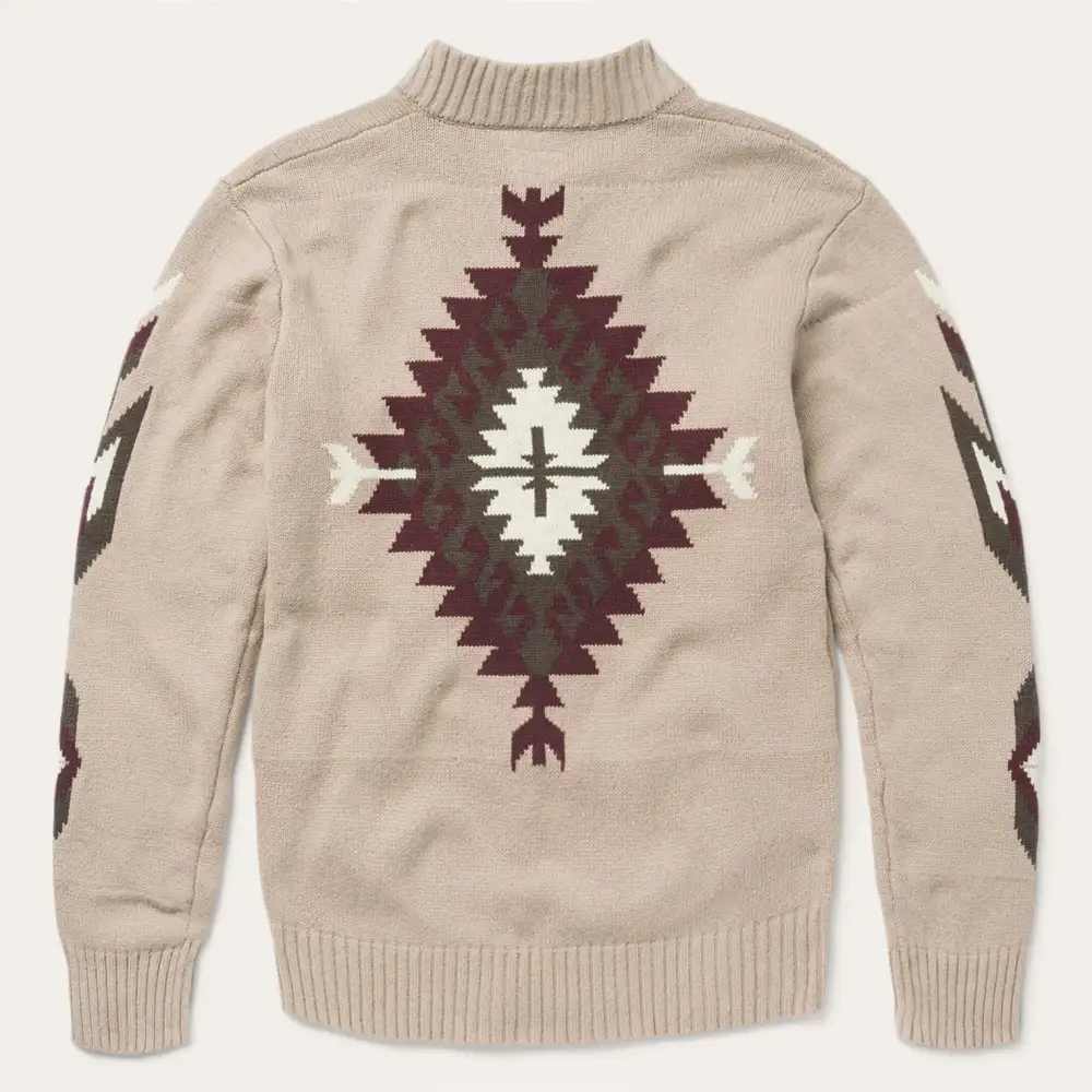 Brown Aztec Cardigan