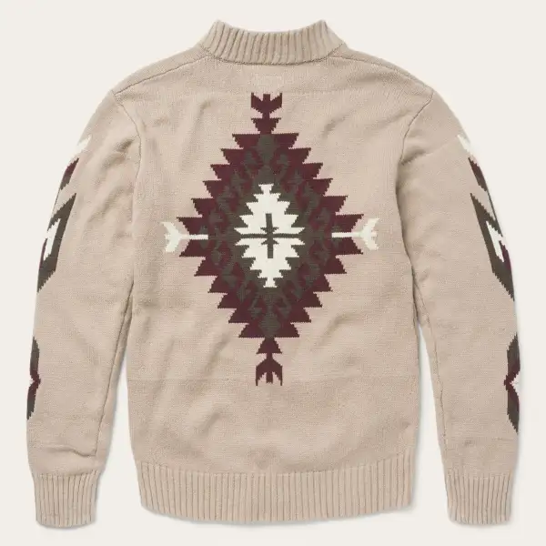 Brown Aztec Cardigan