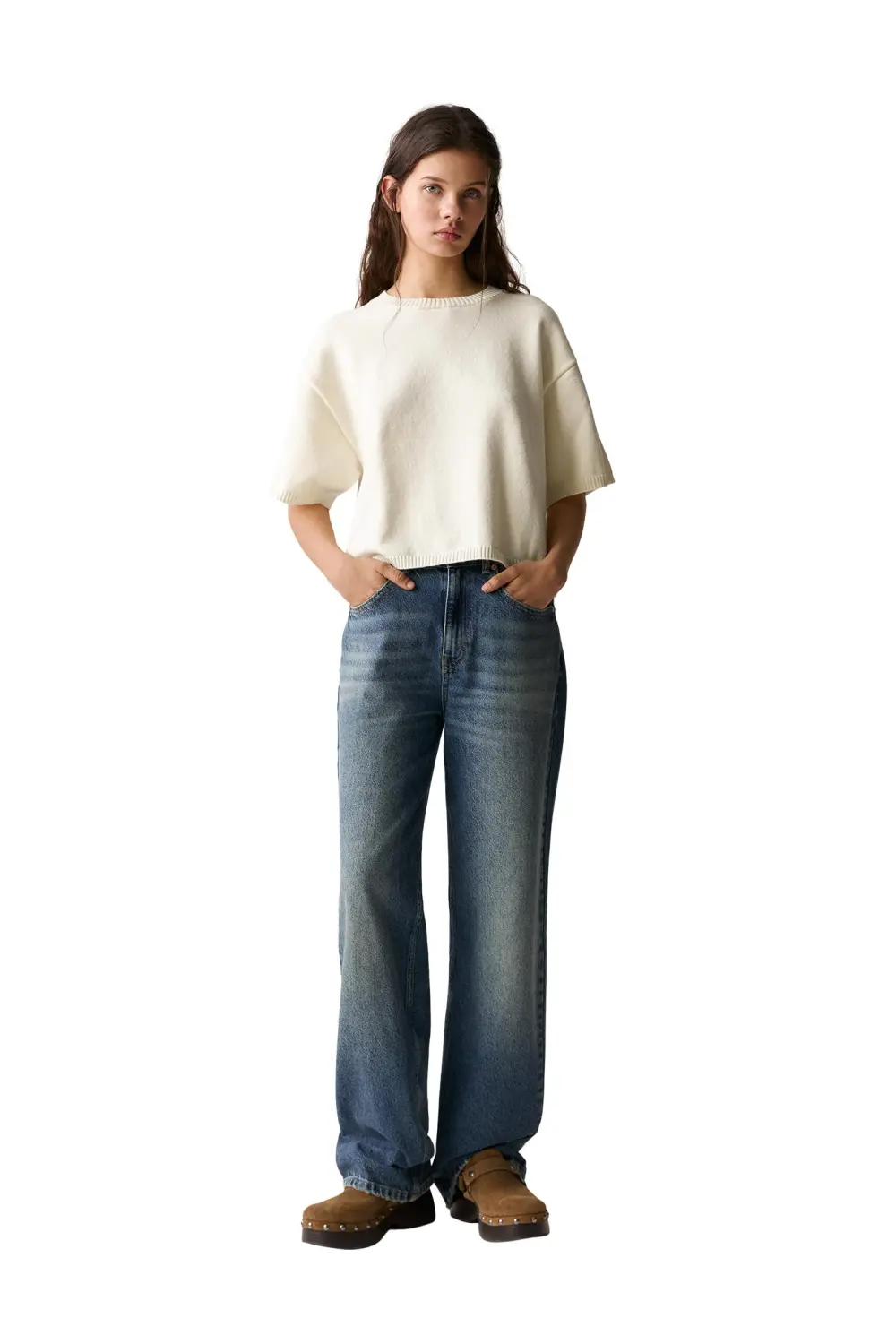 Jersey oversize manga corta