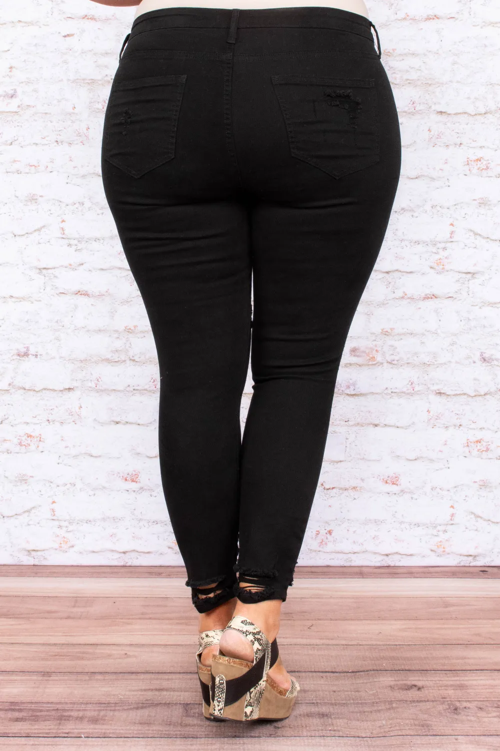 Blank Slate Skinny Jeans, Black