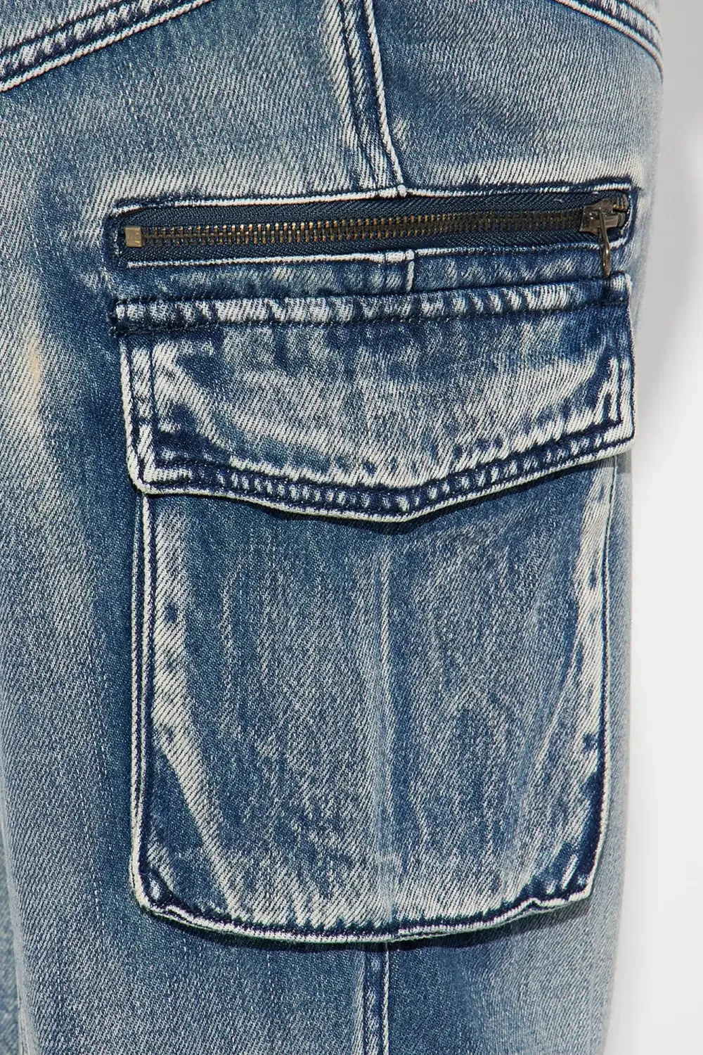 Superstitions Tinted Denim Joggers - Medium Wash