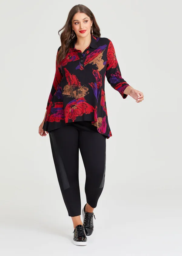 Collar Swing Bamboo Top