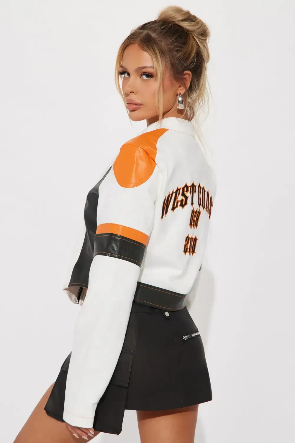 West Coast Racer Jacket - Cream/combo